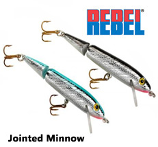 Fishing Lures Bakken Minnow by Blue Bucks - Silver or Red / White NEW