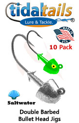 3/4 Oz Painted Banana Jig 10 Pack 